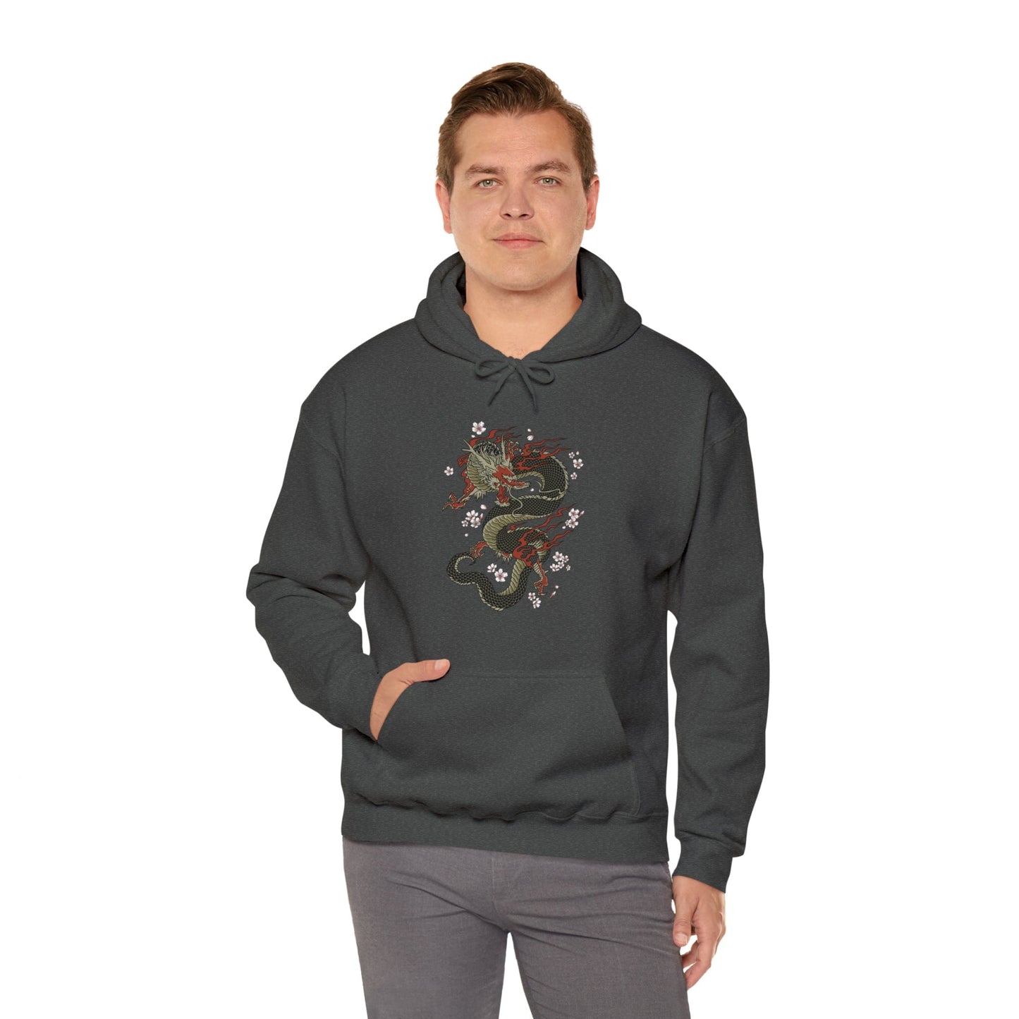 Power Dragon Sakura Unisex Hoodie