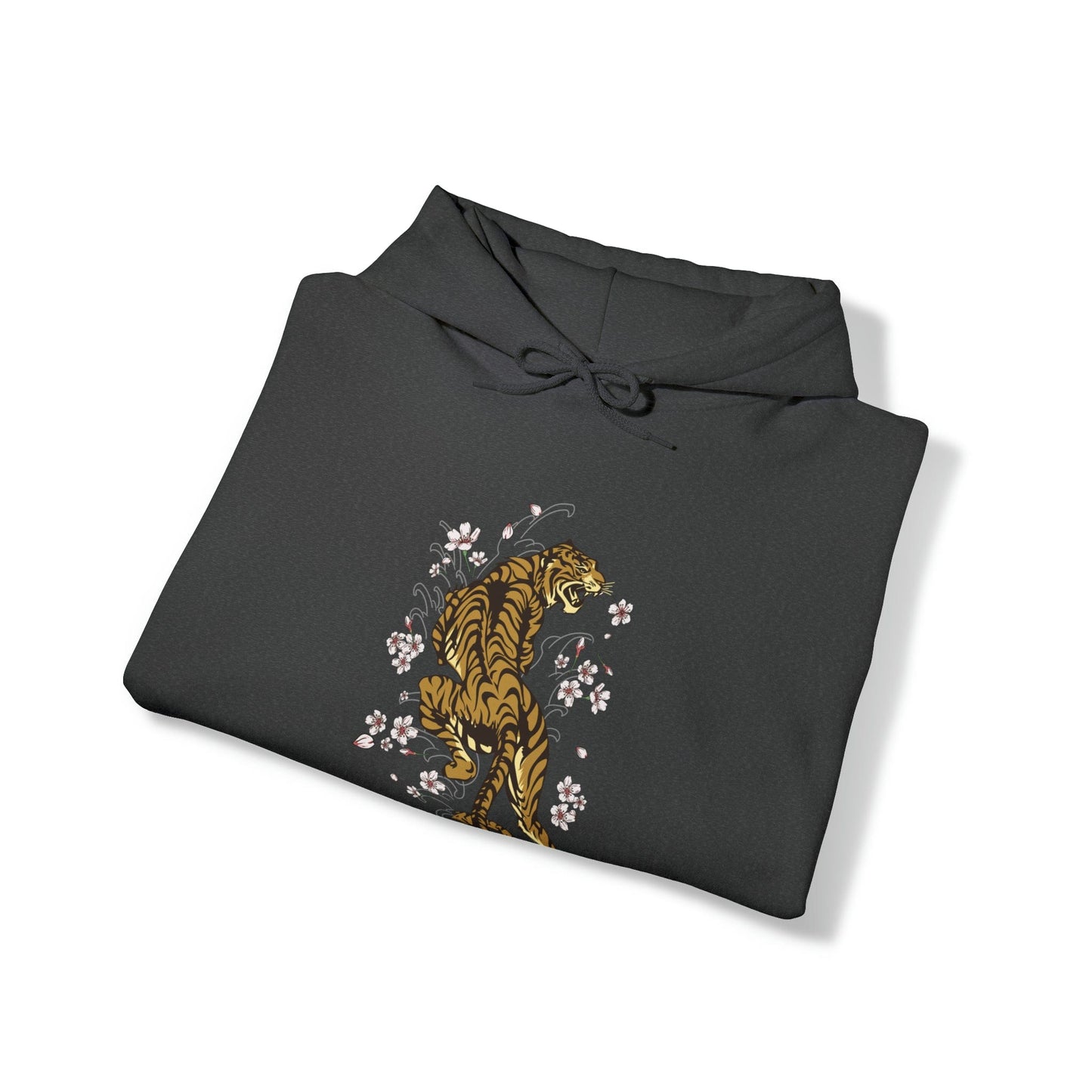 Enchanting Tiger In The Sakura Garden Unisex Hoodie