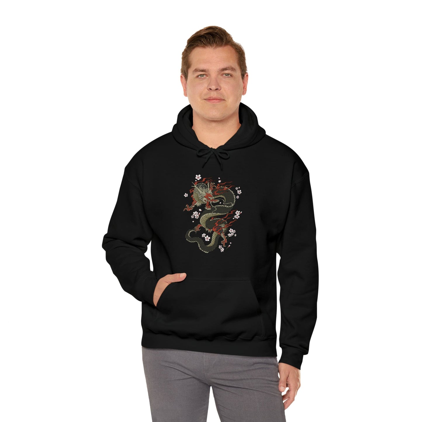 Power Dragon Sakura Unisex Hoodie