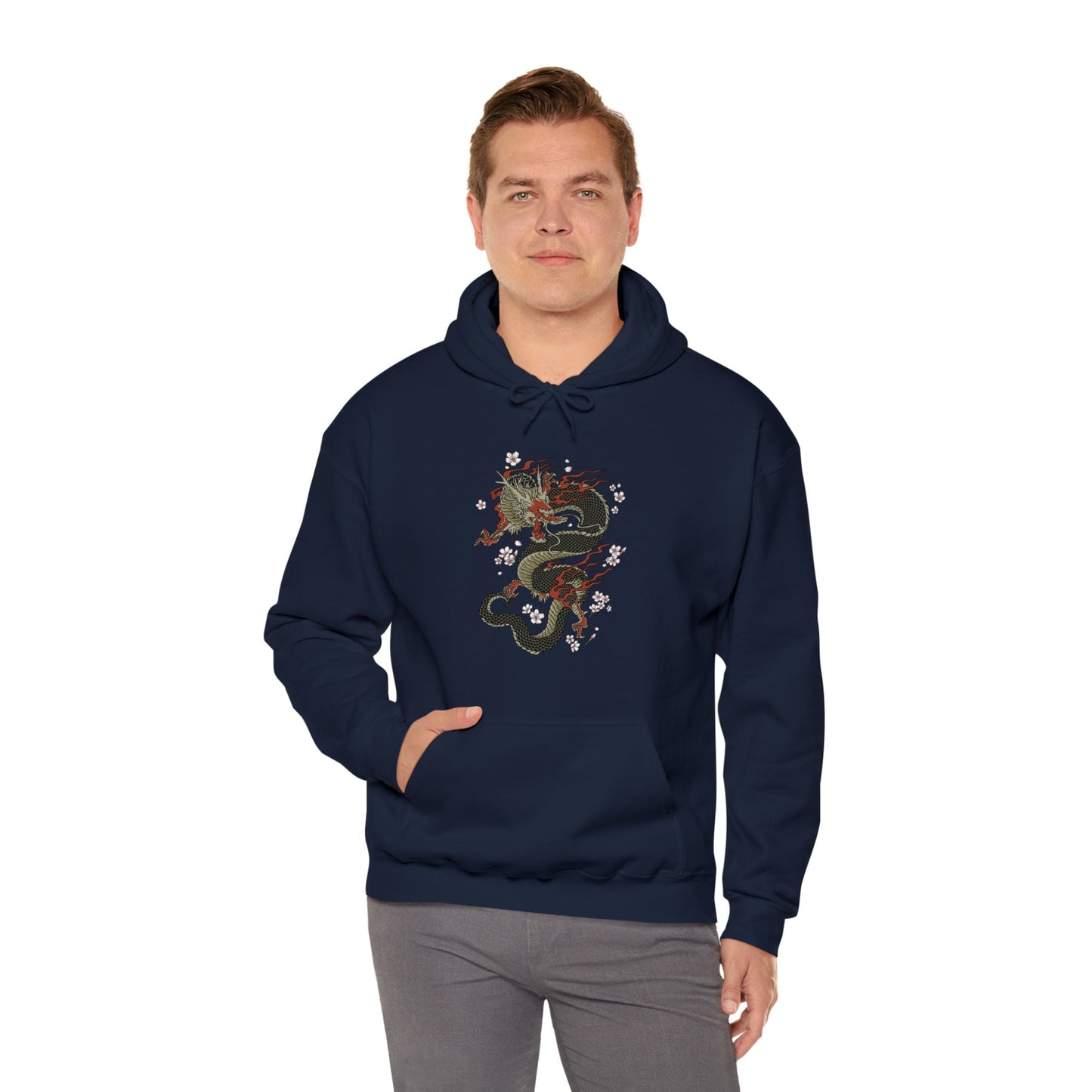 Power Dragon Sakura Unisex Hoodie