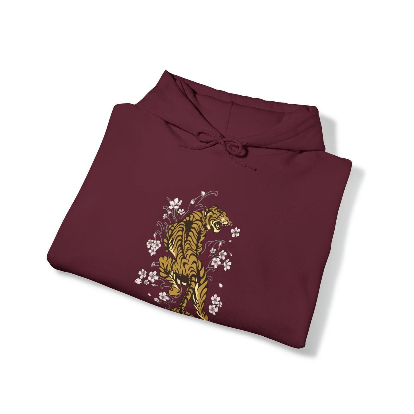 Enchanting Tiger In The Sakura Garden Unisex Hoodie
