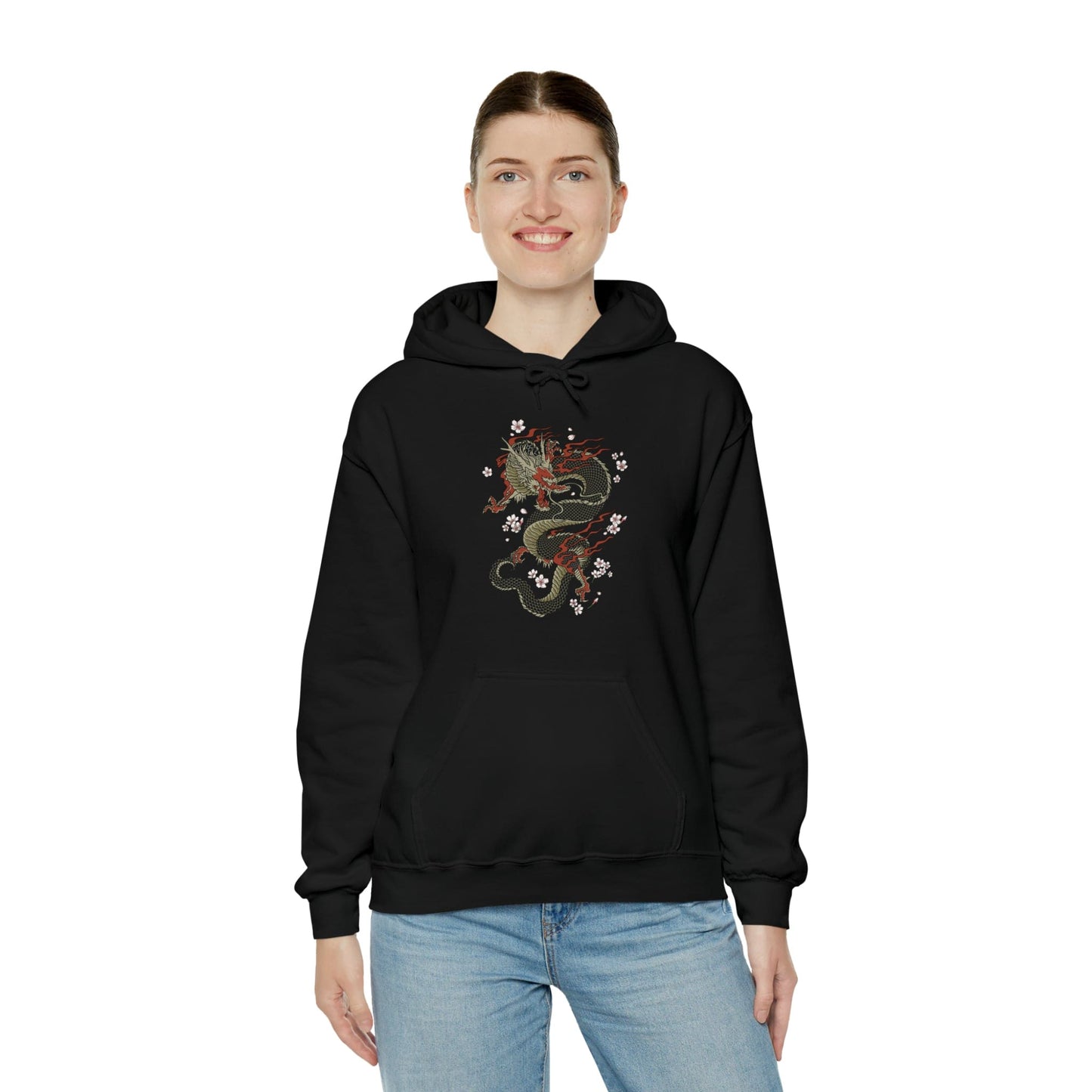 Power Dragon Sakura Unisex Hoodie