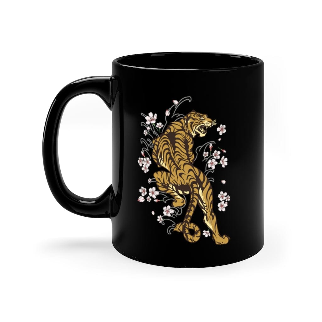 Tiger Sakura Coffee Mug 11oz