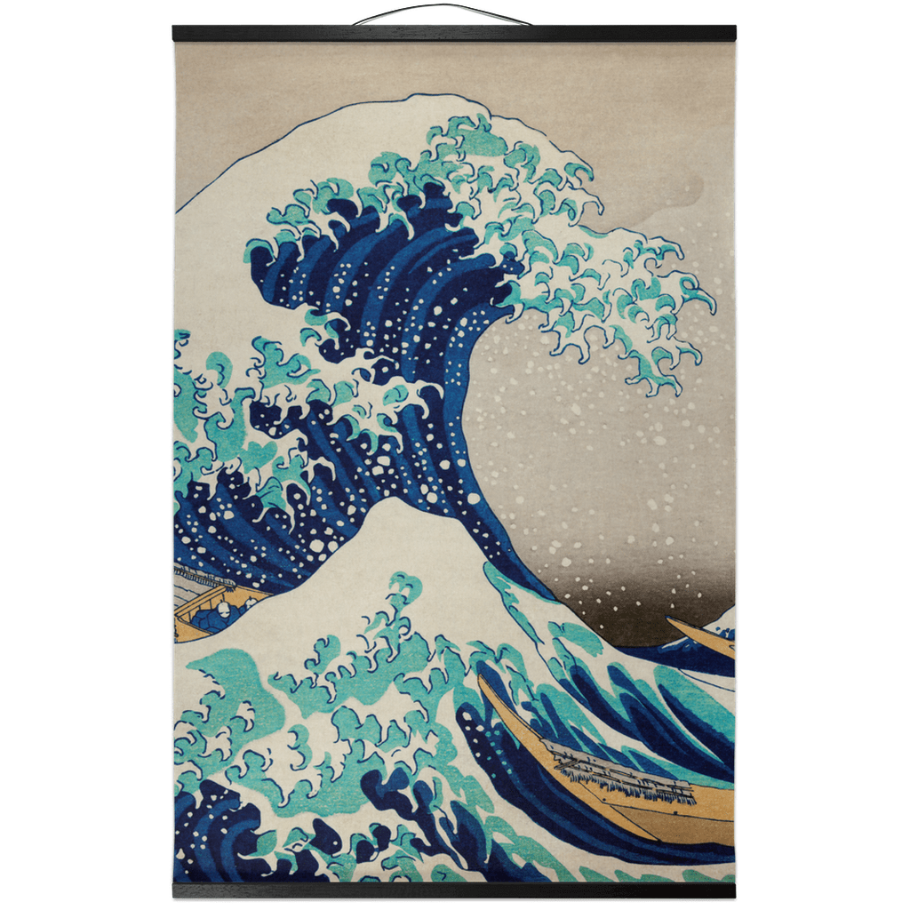 The Great Wave Hanging Canvas Scroll