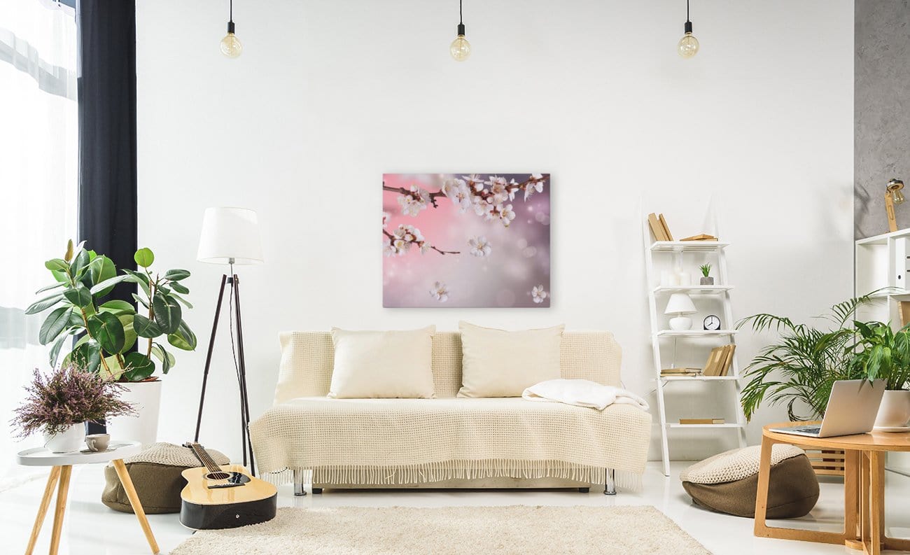 Sakura Twilight (Premium Canvas Art w/ 1.25" Depth Frame Ready To Hang)