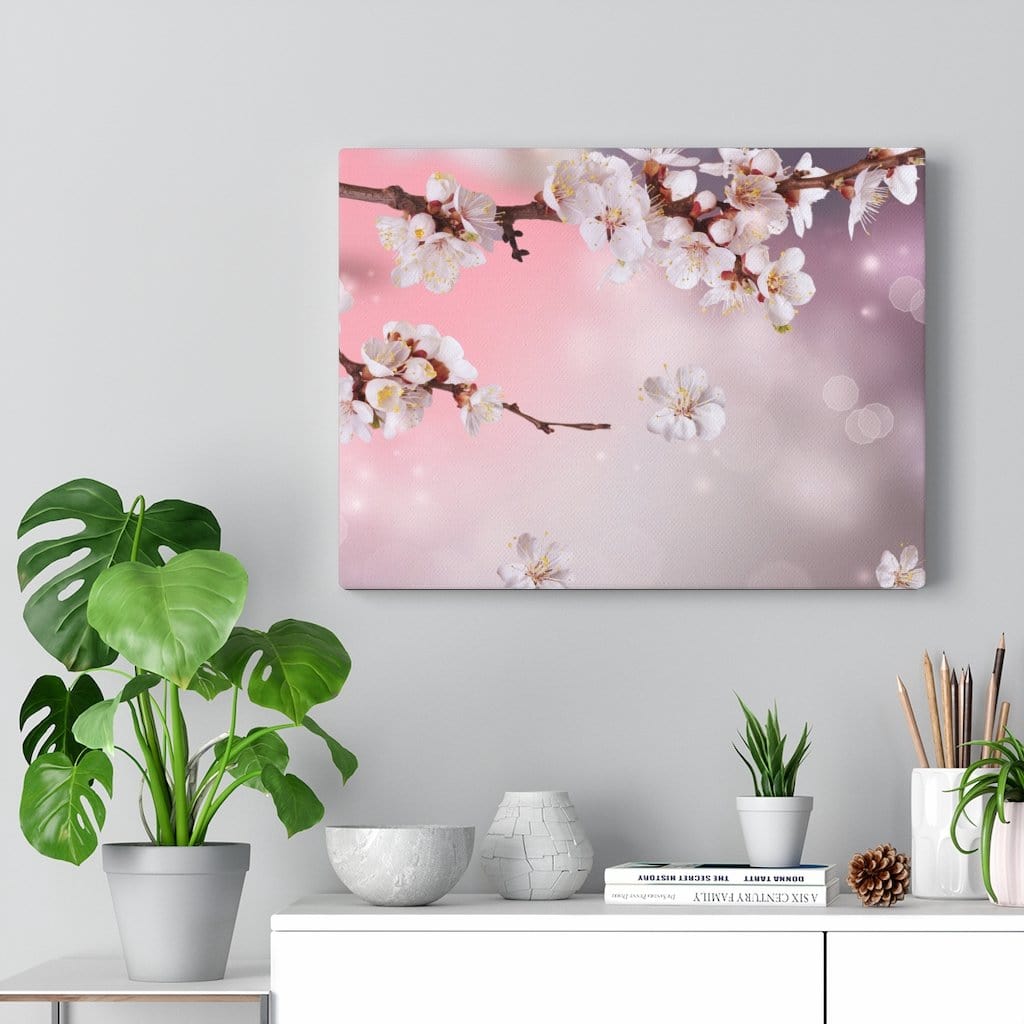 Sakura Twilight (Premium Canvas Art w/ 1.25" Depth Frame Ready To Hang)