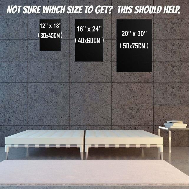 Majestic Peacock Hanging Canvas Scroll