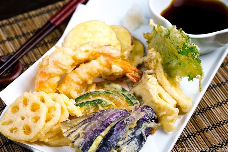 Behind The Counter Of A Tempura Shop