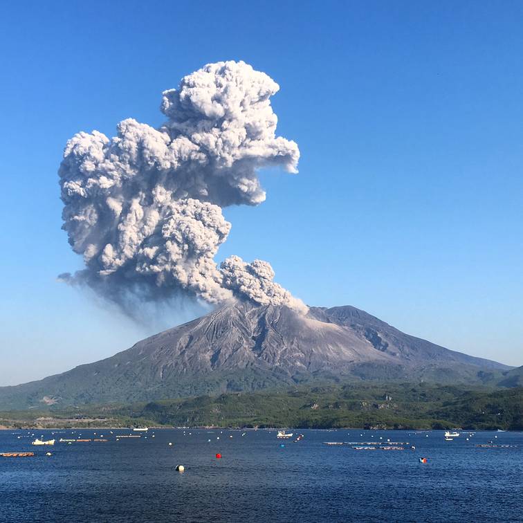 What Living On Japan's Most Active Volcano Is Like!
