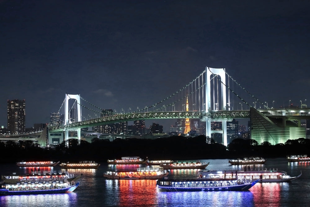 Touring Tokyo's Waterways At Night!