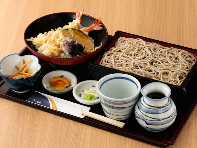 Behind The Counter of a Japanese Soba Noodle Restaurant