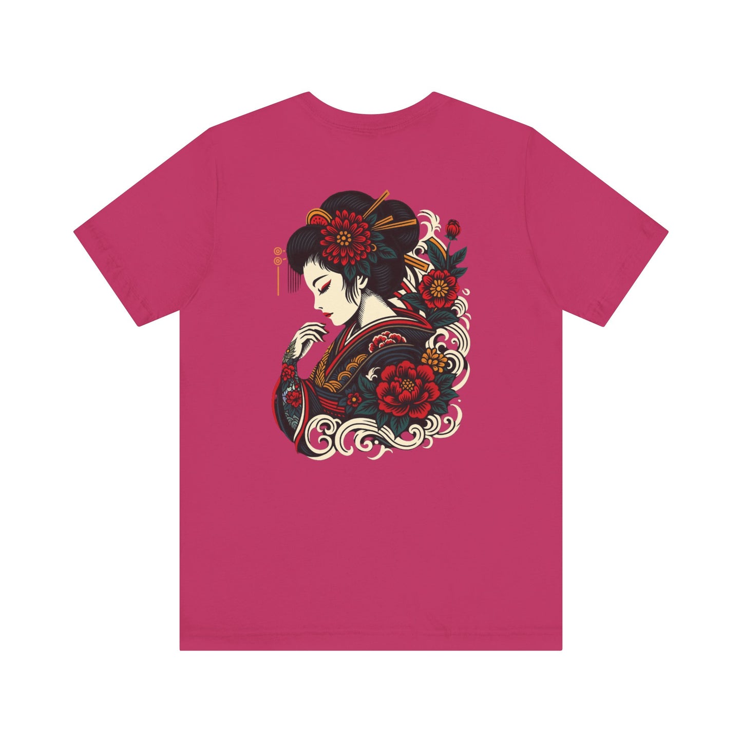 Mysterious Geisha Unisex Tee (Back Print)