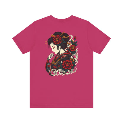 Mysterious Geisha Unisex Tee (Back Print)