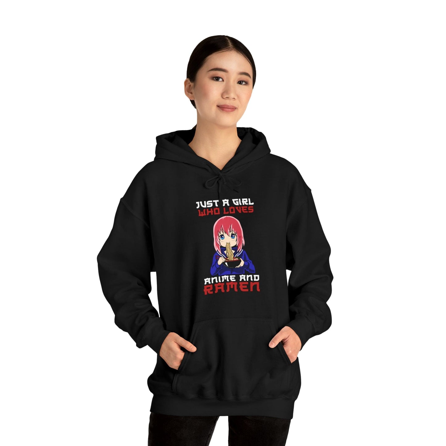 Just A Girl Who Loves Anime And Ramen Unisex Hoodie