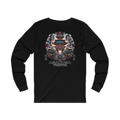 Beautiful Asakusa Unisex Long Sleeve Tee (Back Print)