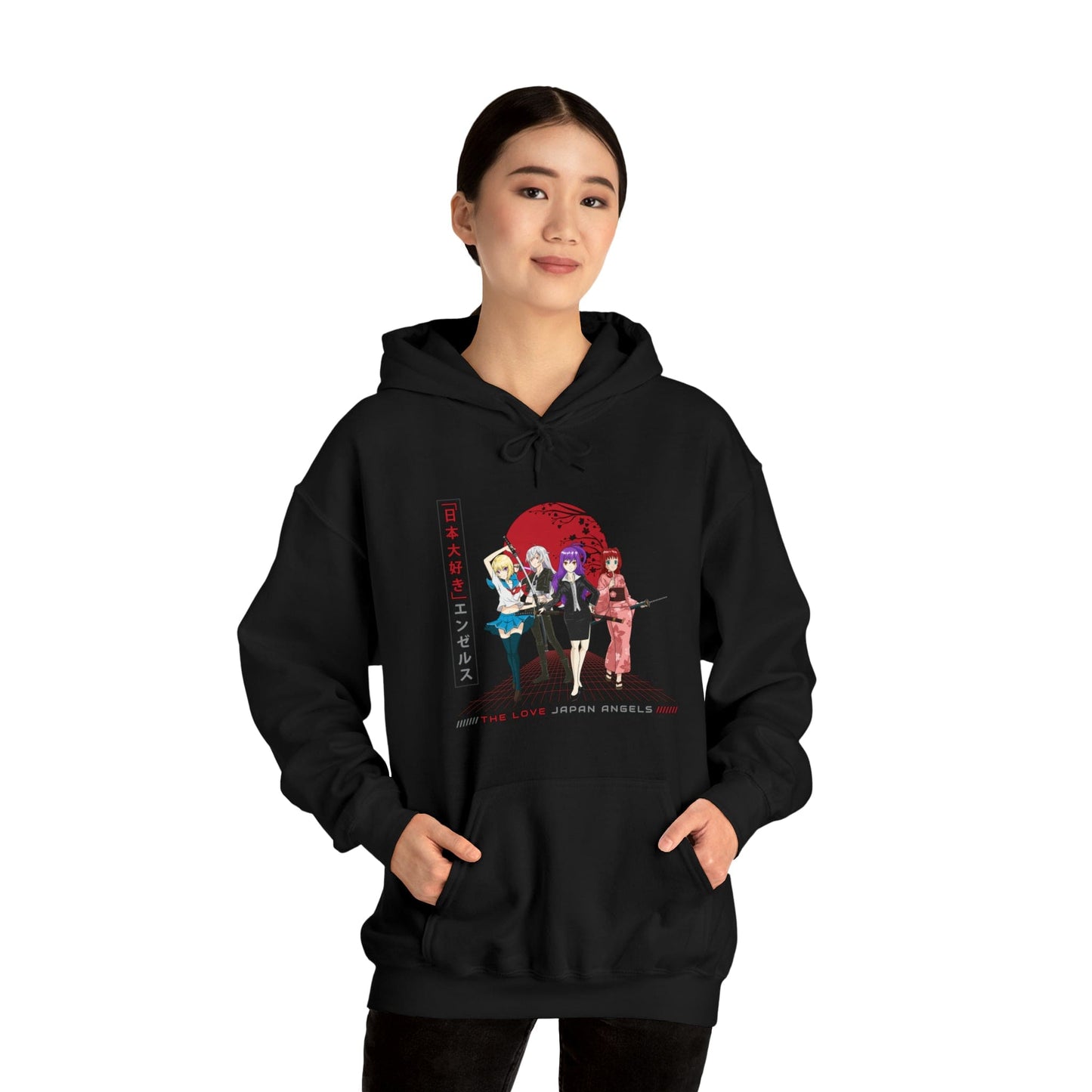 Love Japan Angels Unisex Hoodie