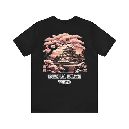 Imperial Palace Under The Sakura Unisex Tee (Back Print)