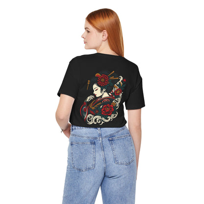 Mysterious Geisha Unisex Tee (Back Print)