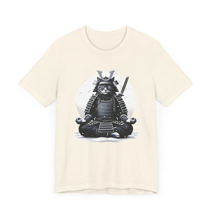 Zen Samurai Cat (No Text) Unisex Tee