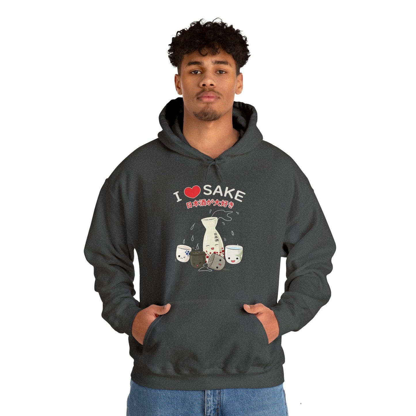 I Love Sake Unisex Hoodie