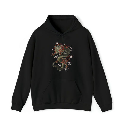 Power Dragon Sakura Unisex Hoodie