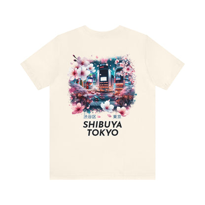 Shibuya Under The Sakura Unisex Tee (Back Print)