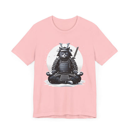 Zen Samurai Cat (No Text) Unisex Tee