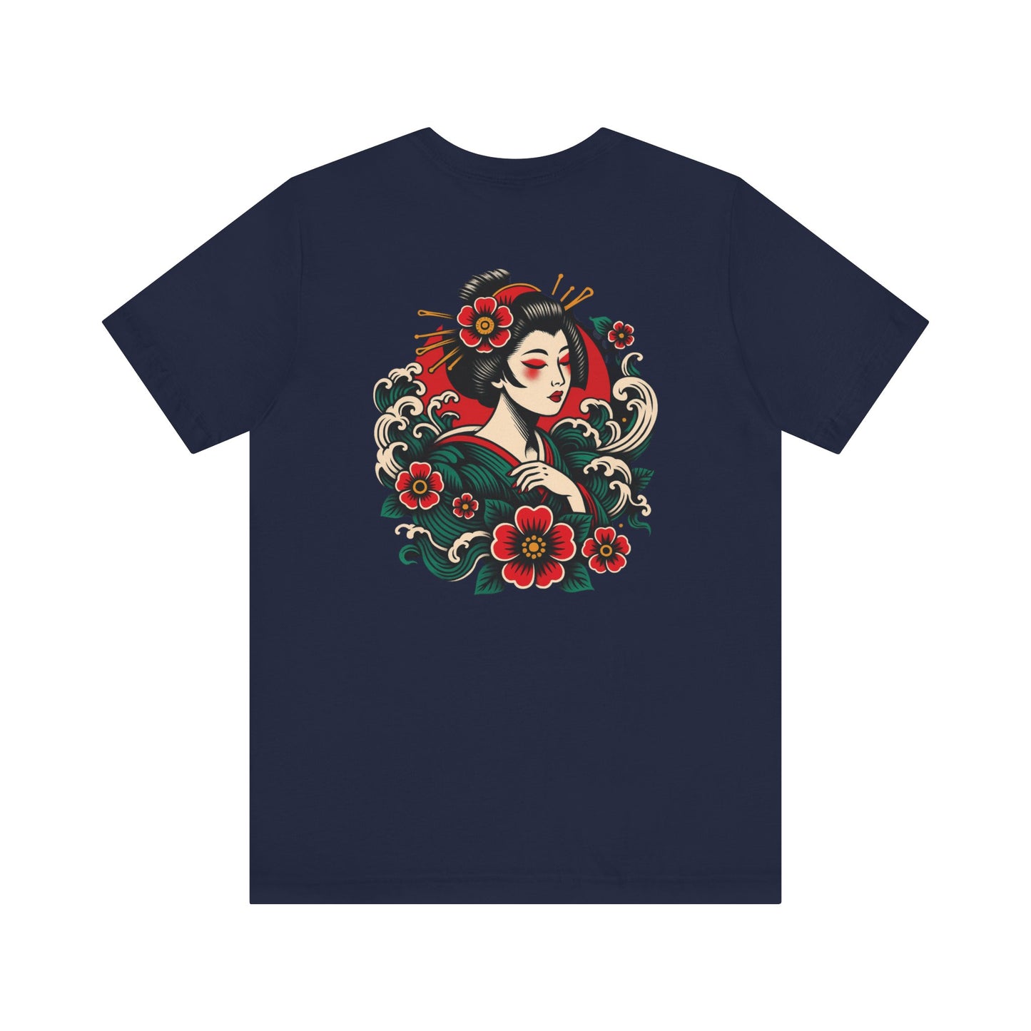 Geisha Elegance Unisex Tee (Back Print)