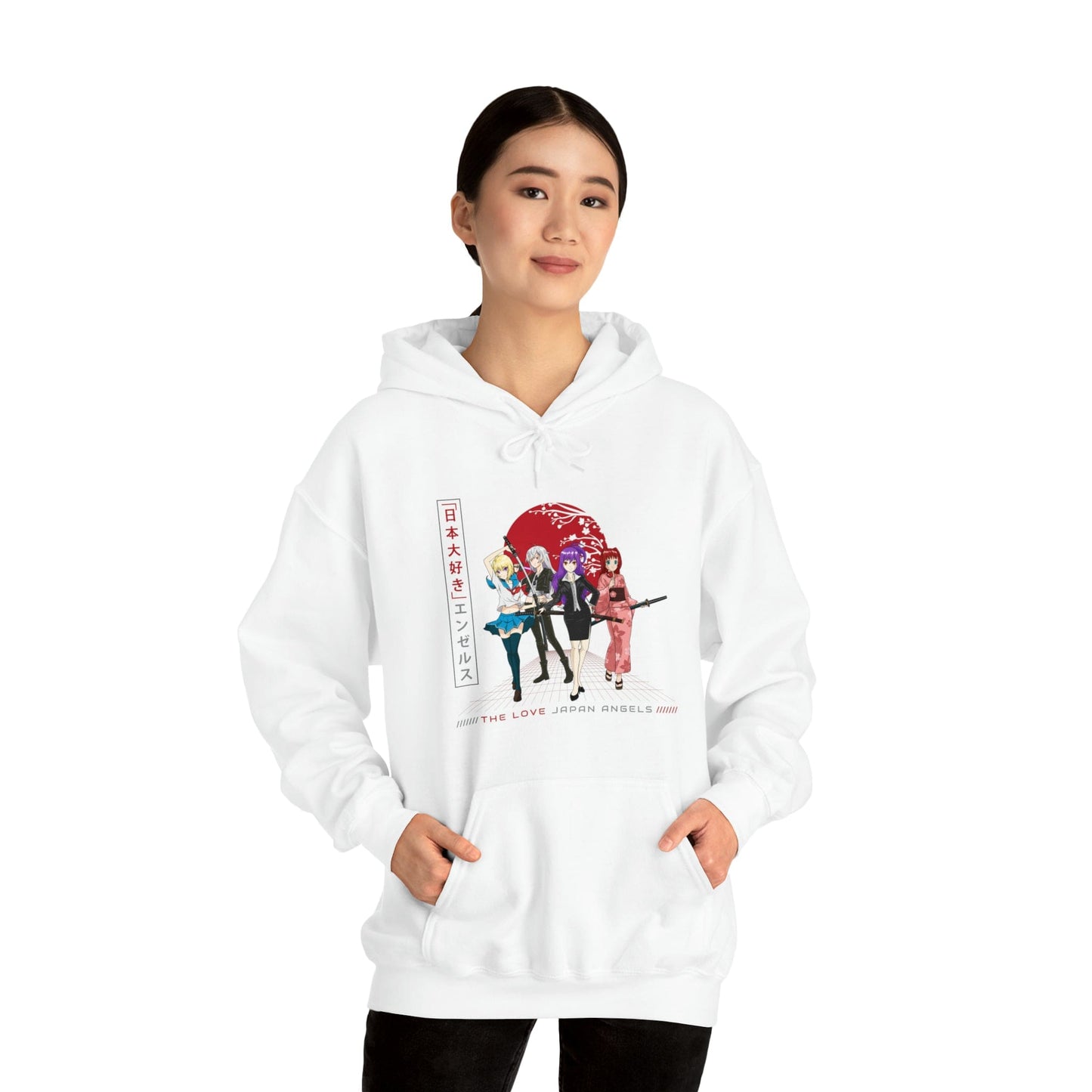 Love Japan Angels Unisex Hoodie