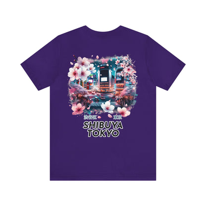 Shibuya Under The Sakura Unisex Tee (Back Print)