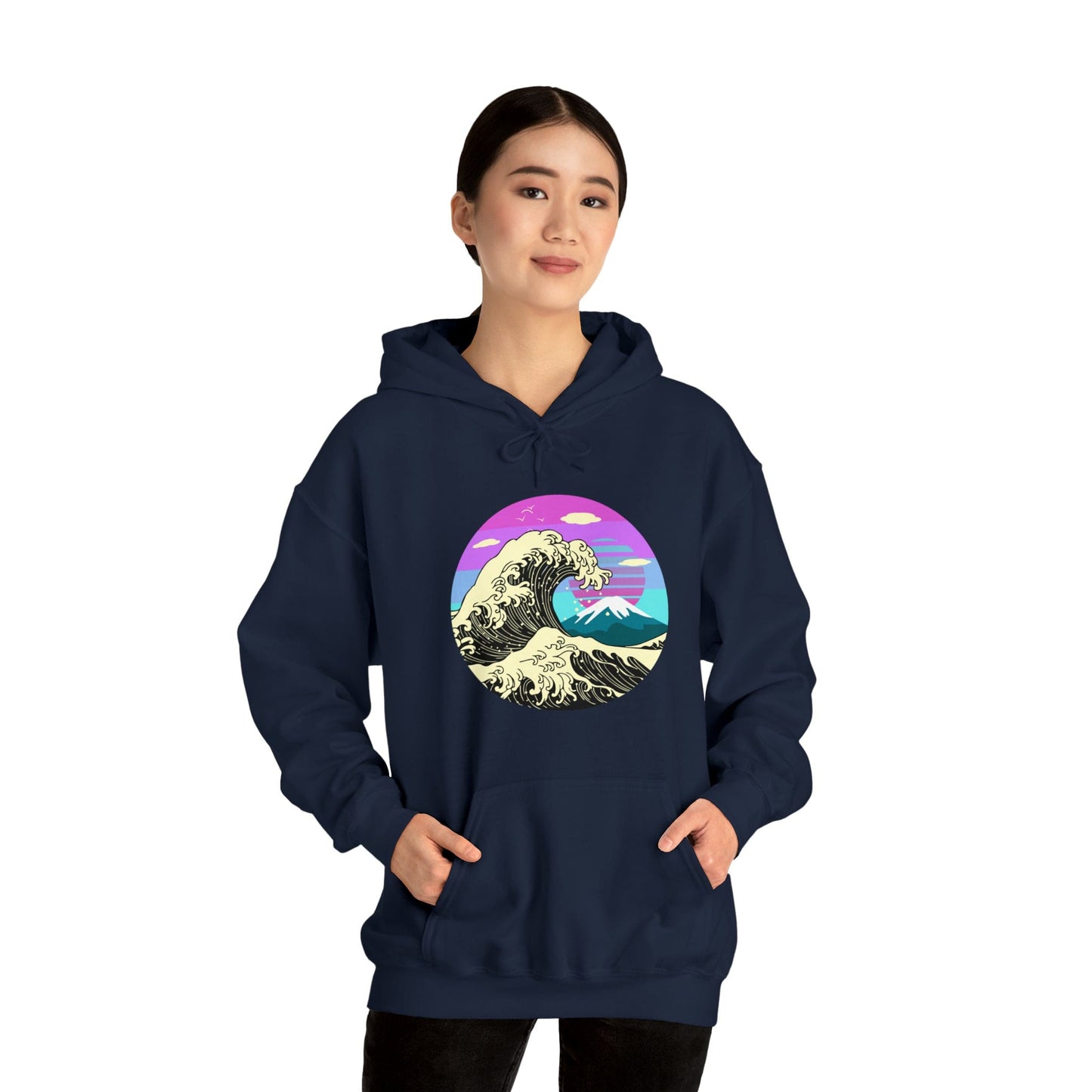 Great Wave Cyberpunk Unisex Hoodie