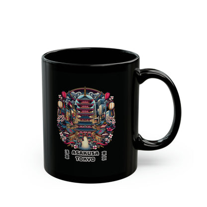 Asakusa Under The Sakura Coffee Mug 11oz