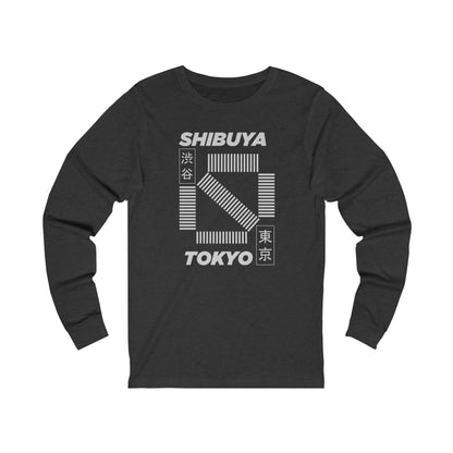 Shibuya Crossing Unisex Long Sleeve Tee