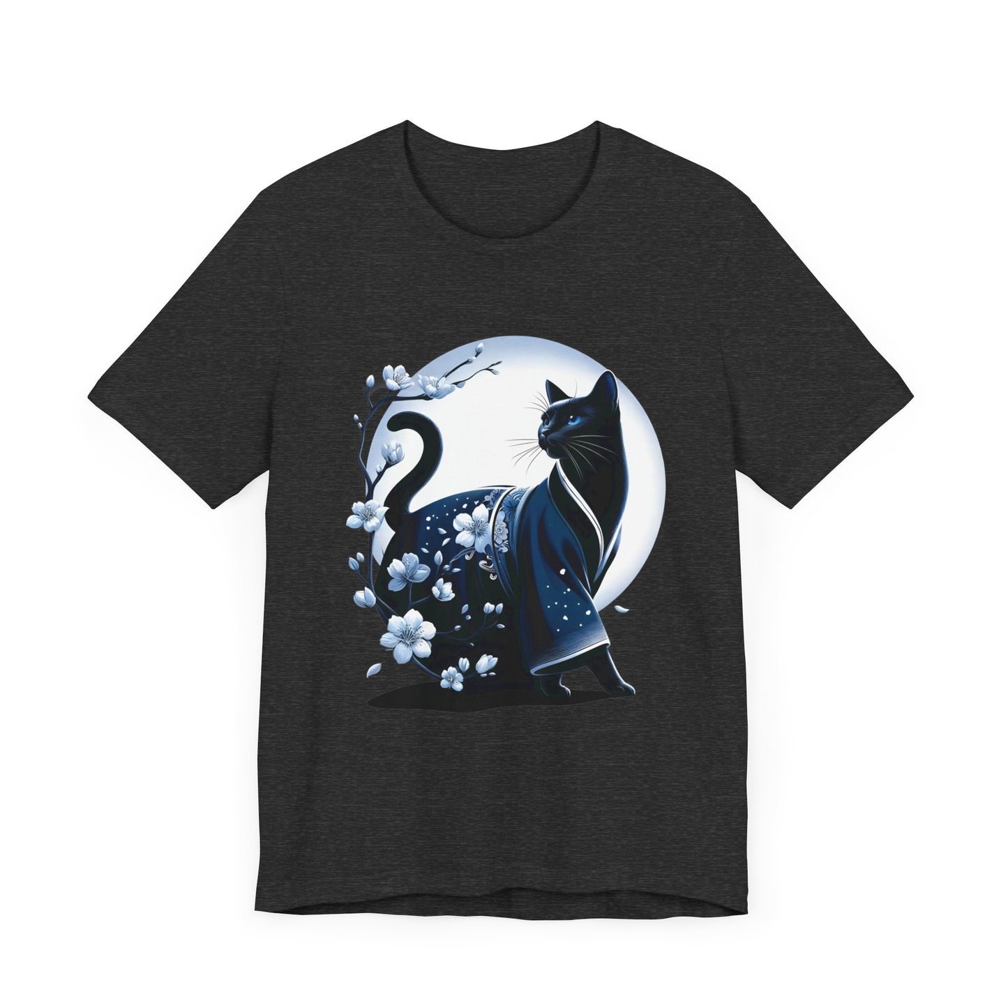 Midnight Sakura Elegance (No Text) Unisex Tee