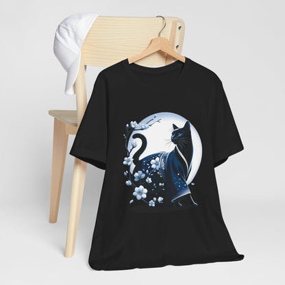 Midnight Sakura Elegance (No Text) Unisex Tee