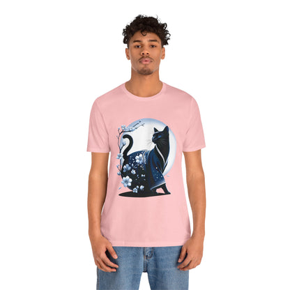 Midnight Sakura Elegance (No Text) Unisex Tee