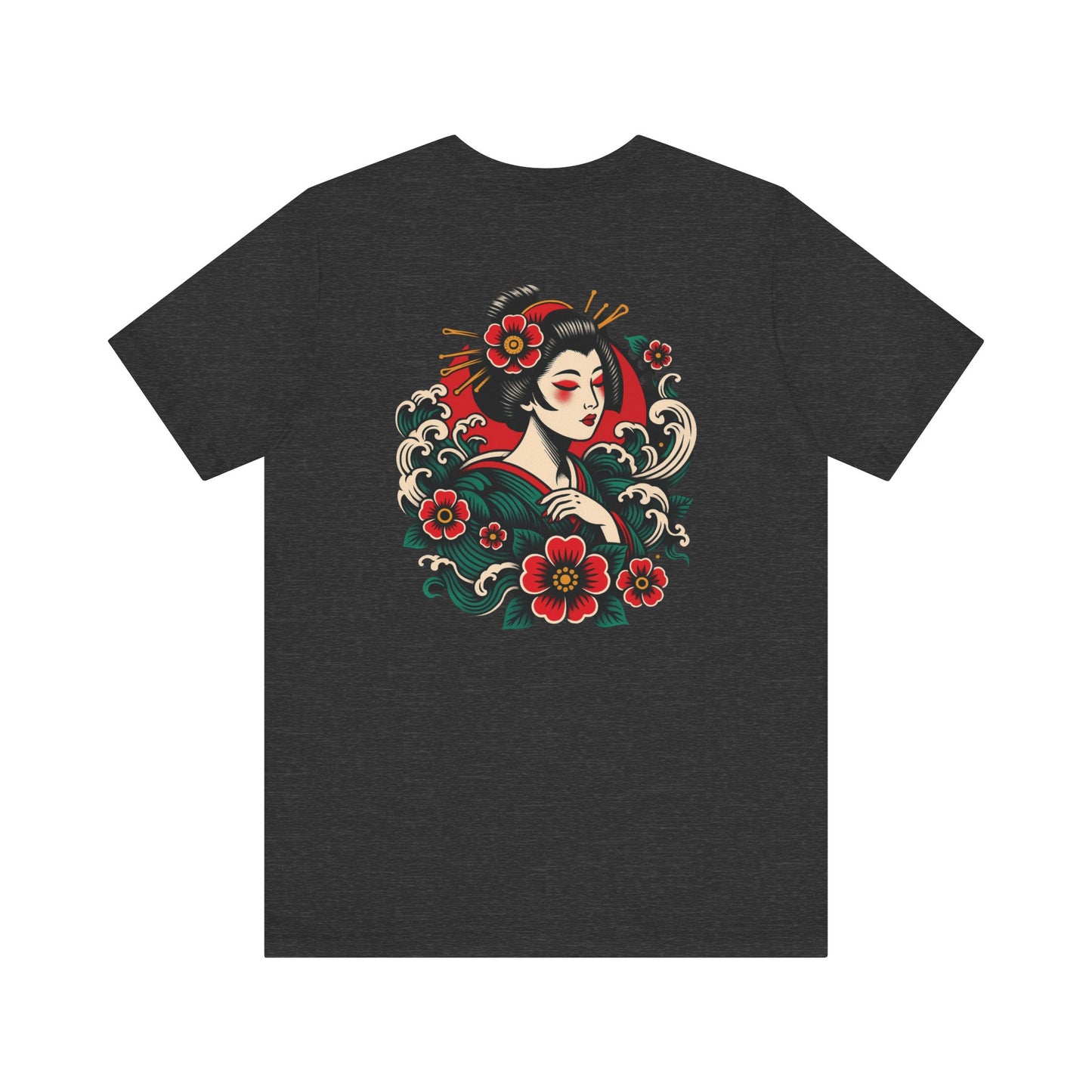Geisha Elegance Unisex Tee (Back Print)