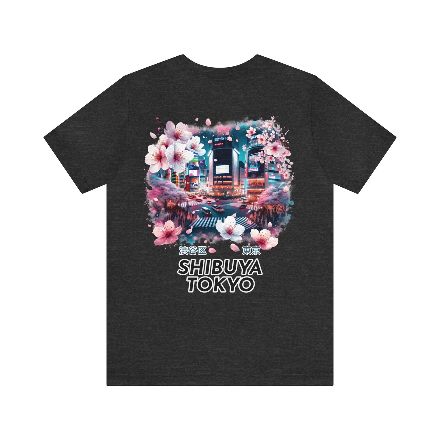 Shibuya Under The Sakura Unisex Tee (Back Print)