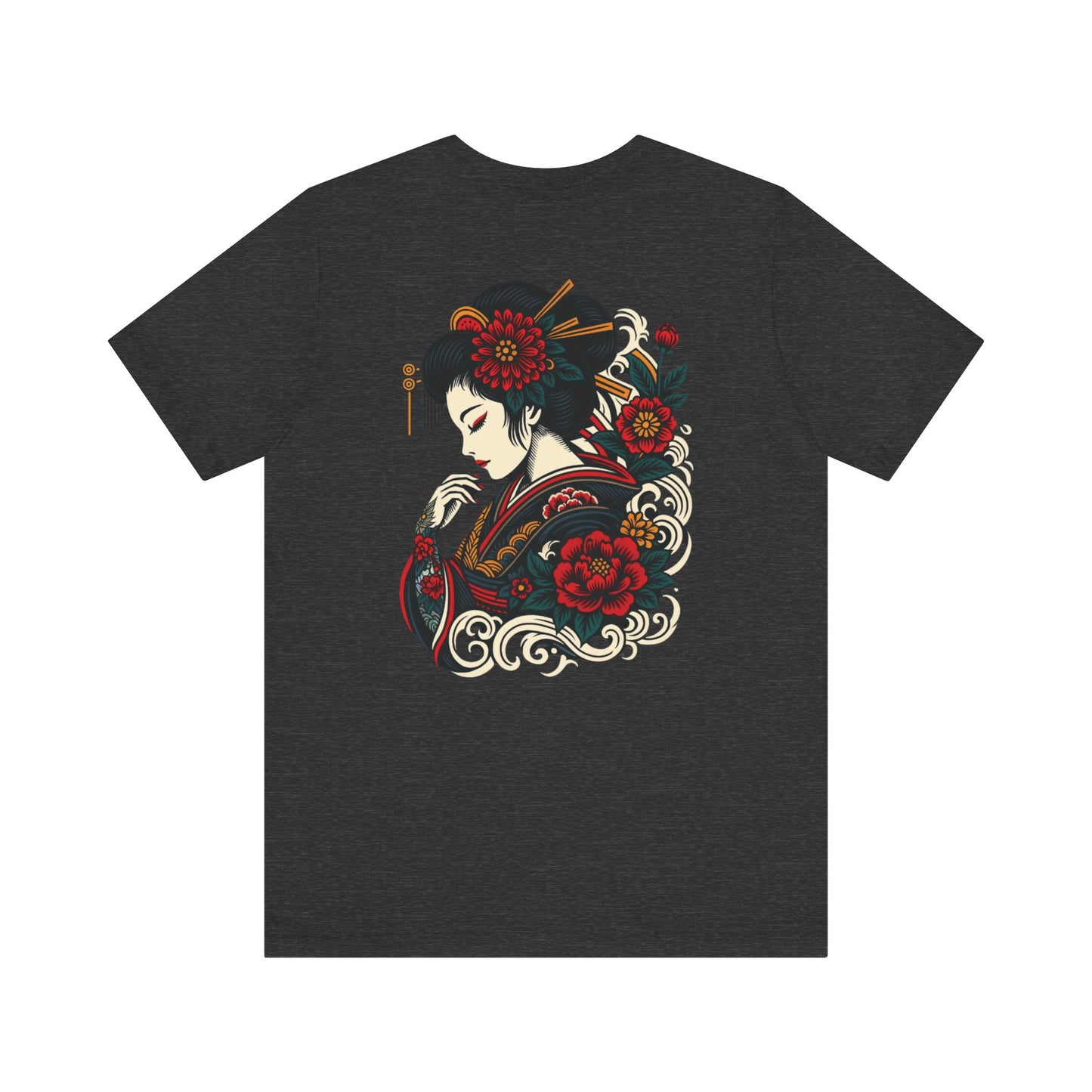 Mysterious Geisha Unisex Tee (Back Print)
