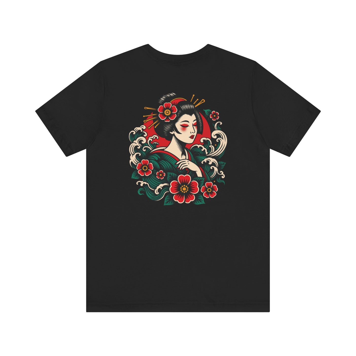 Geisha Elegance Unisex Tee (Back Print)