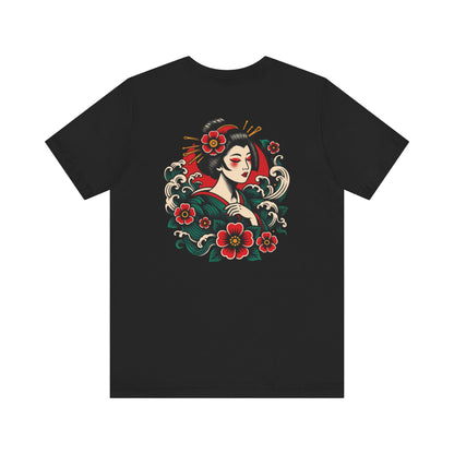Geisha Elegance Unisex Tee (Back Print)