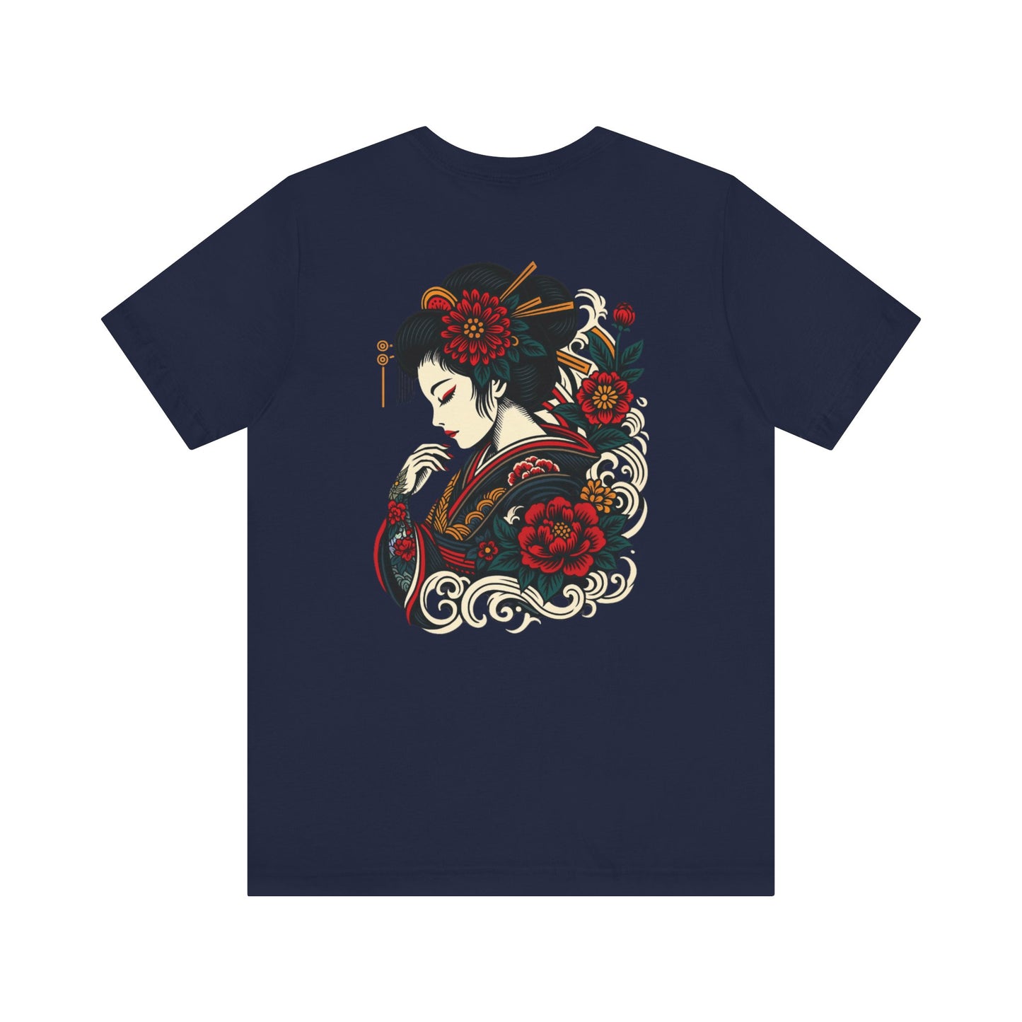 Mysterious Geisha Unisex Tee (Back Print)