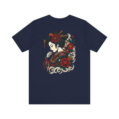 Mysterious Geisha Unisex Tee (Back Print)