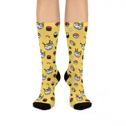 Comfy Kawaii Sushi Ramen Socks