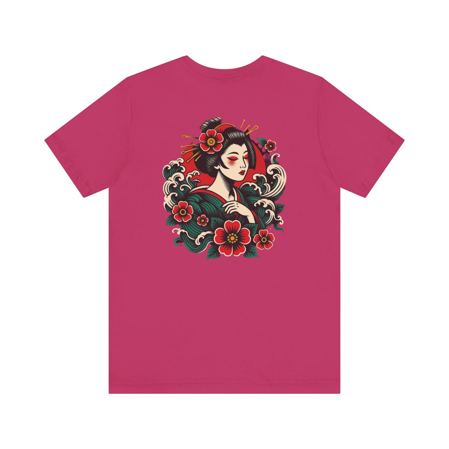 Geisha Elegance Unisex Tee (Back Print)