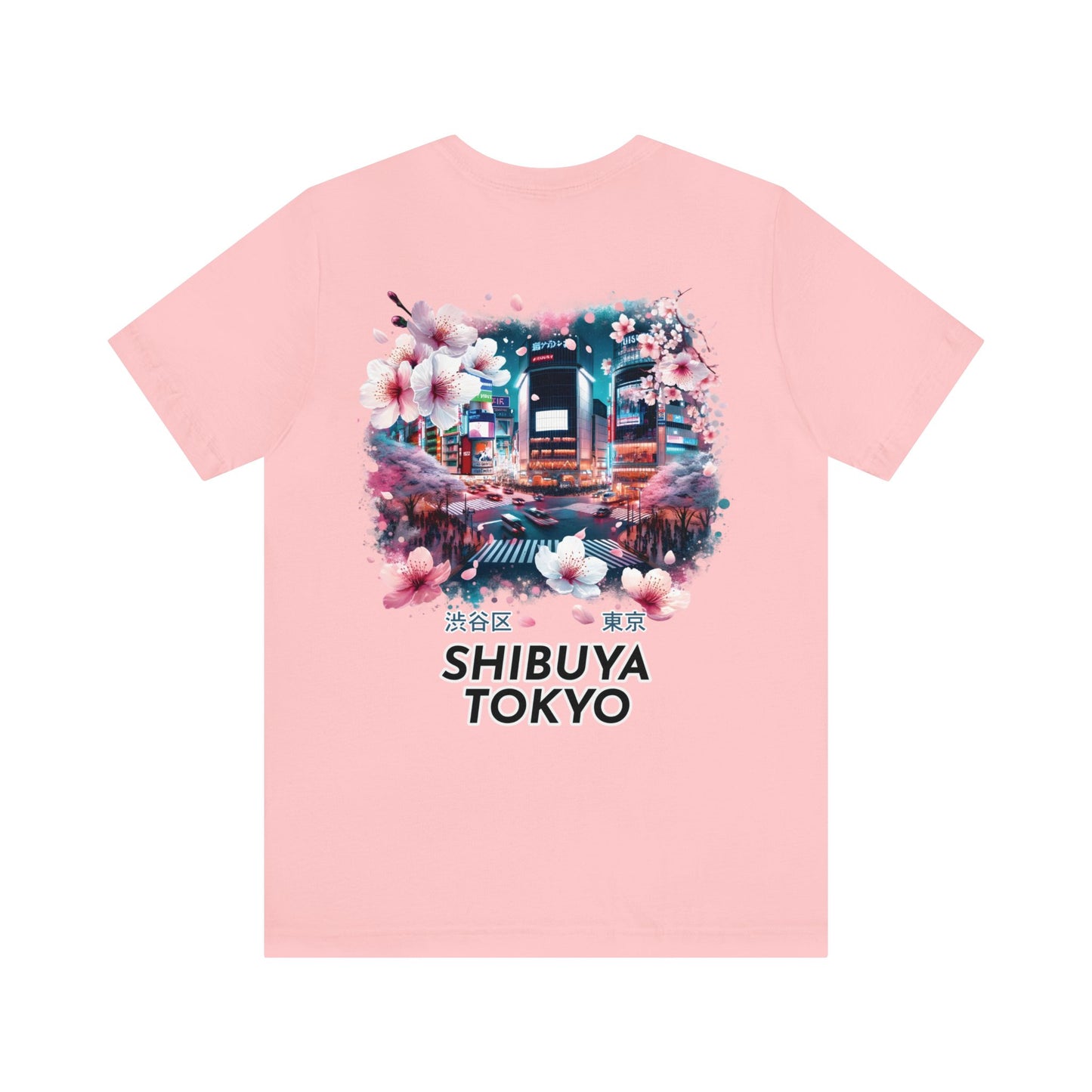 Shibuya Under The Sakura Unisex Tee (Back Print)