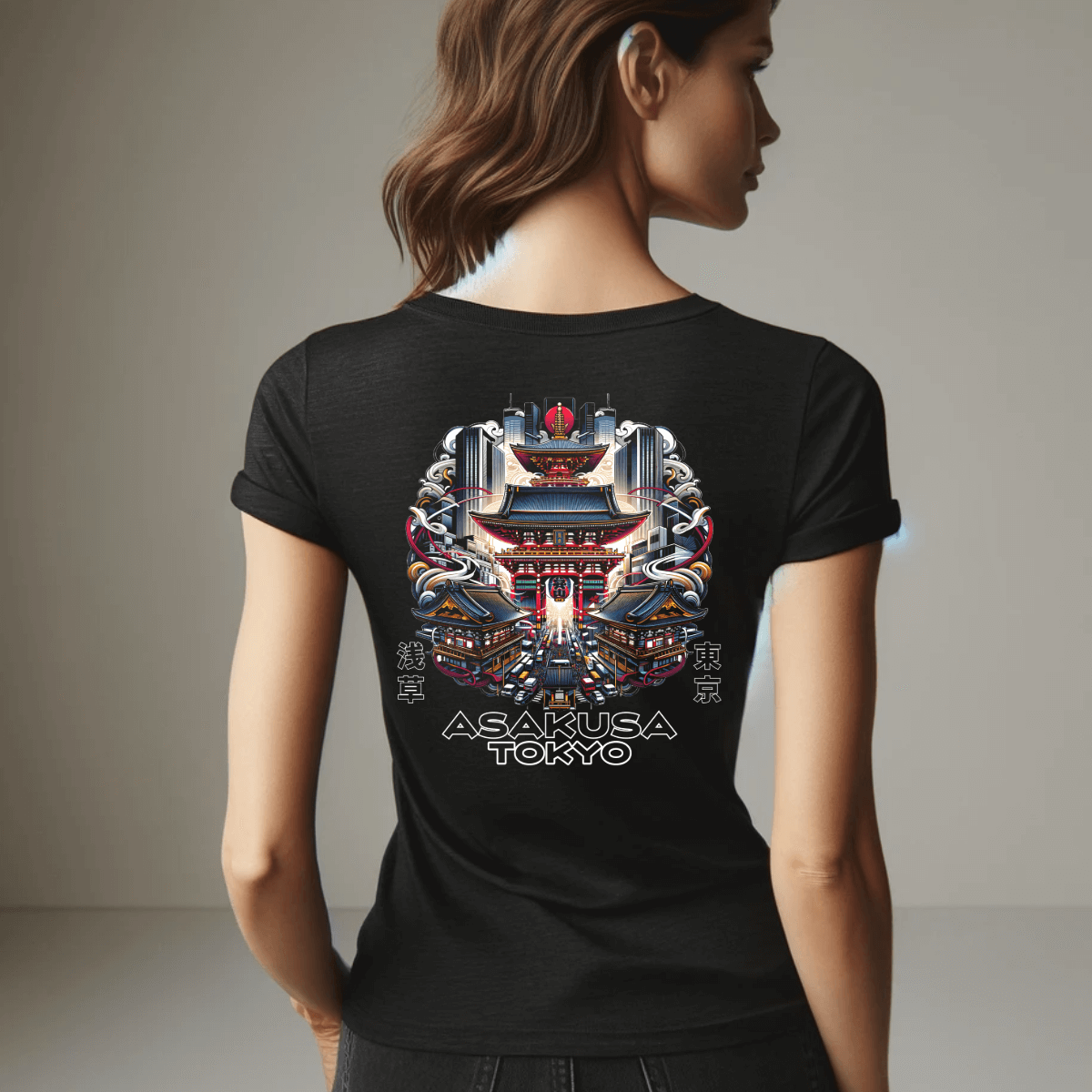 Beautiful Asakusa Unisex Tee (Back Print)