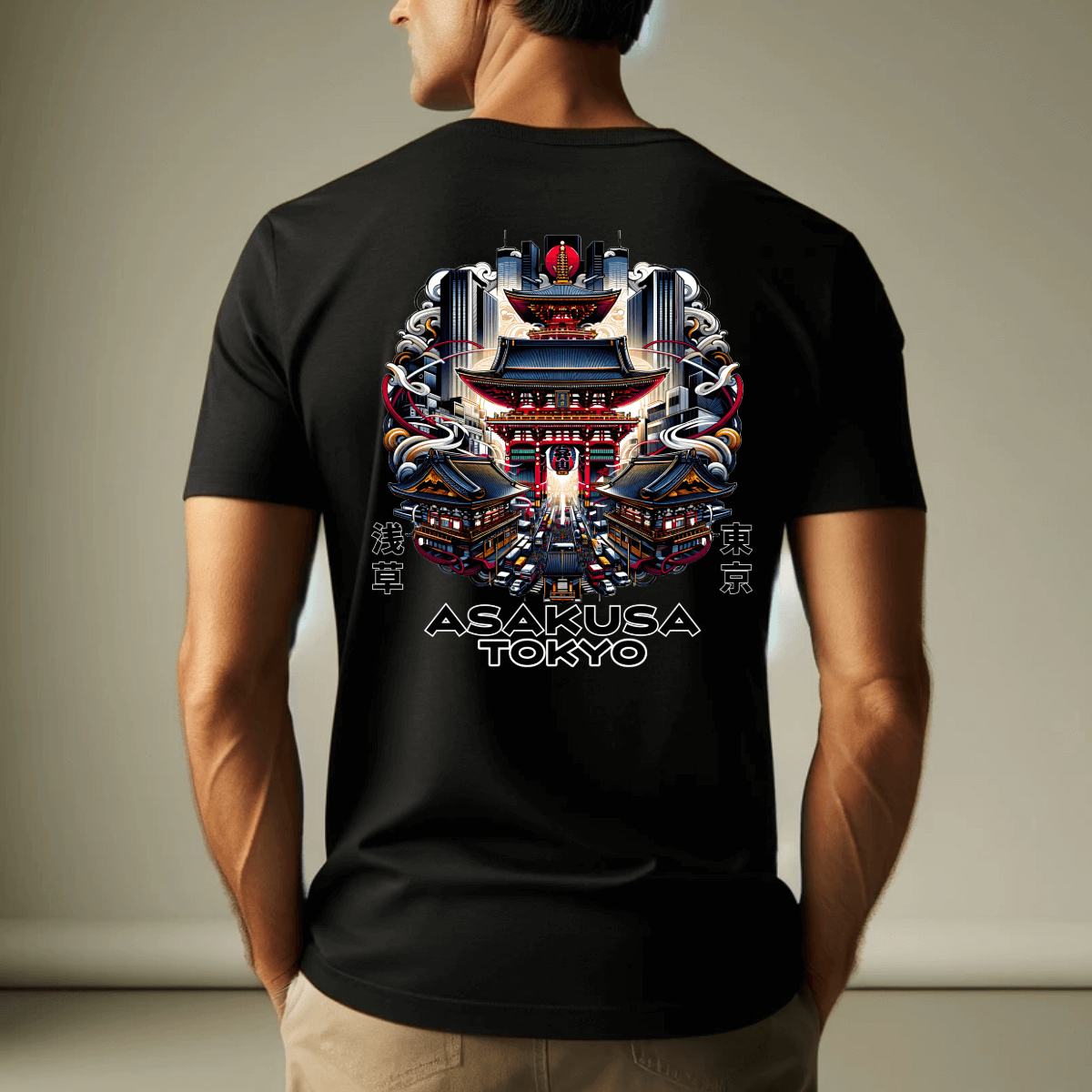 Beautiful Asakusa Unisex Tee (Back Print)