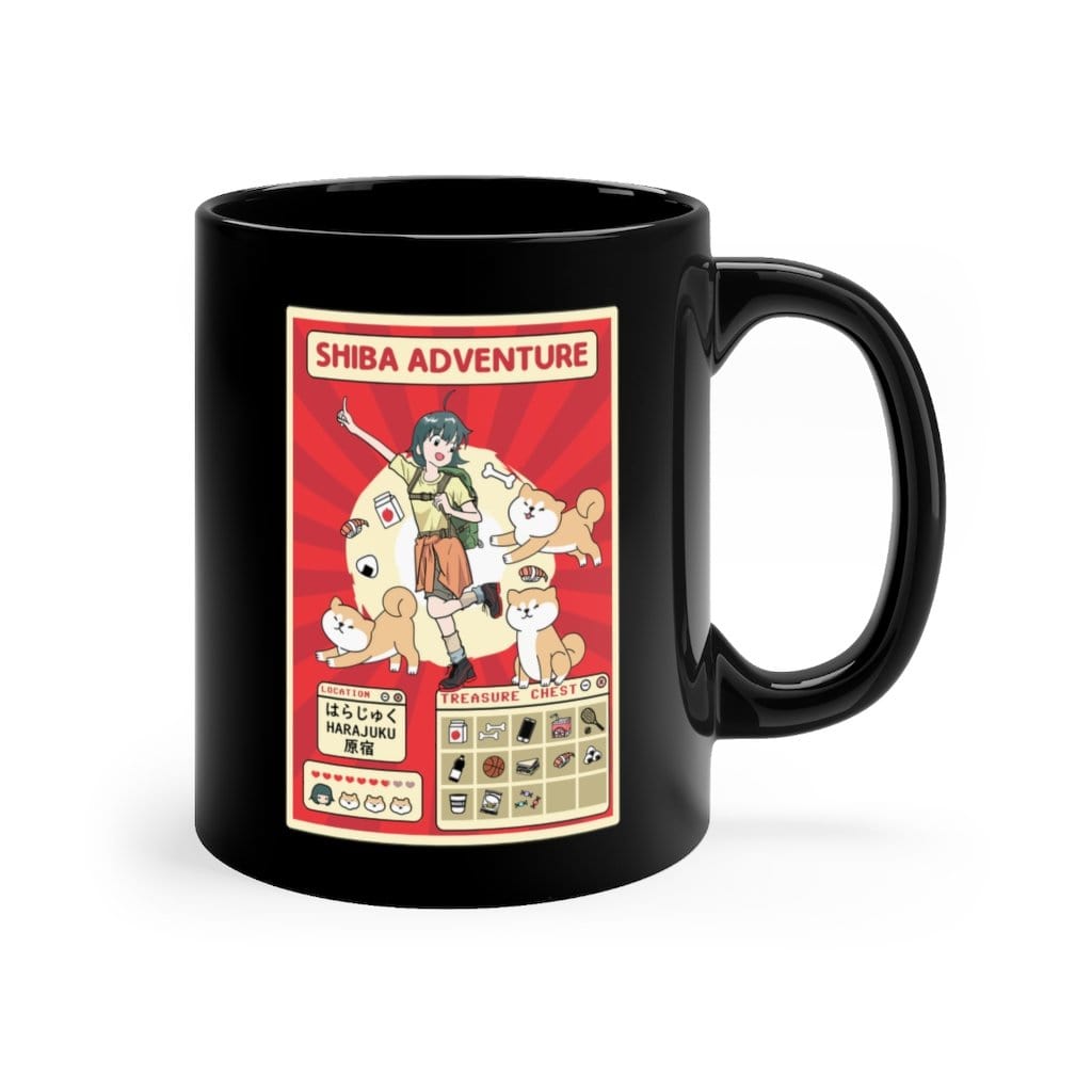 Shiba Adventure Coffee Mug 11oz