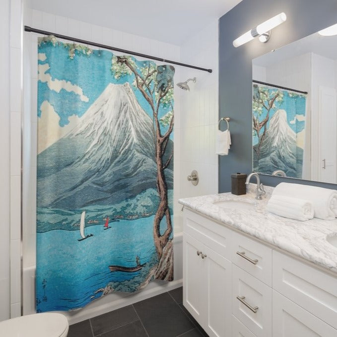 Majestic Fuji Artisan Shower Curtain